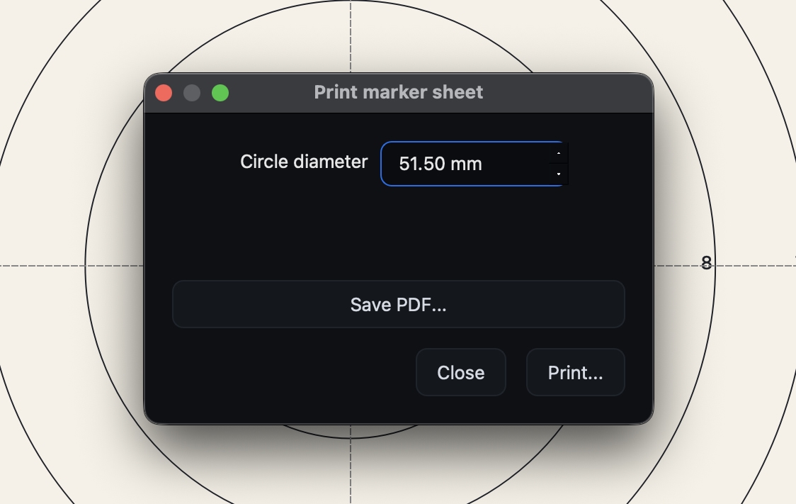 Printing targets