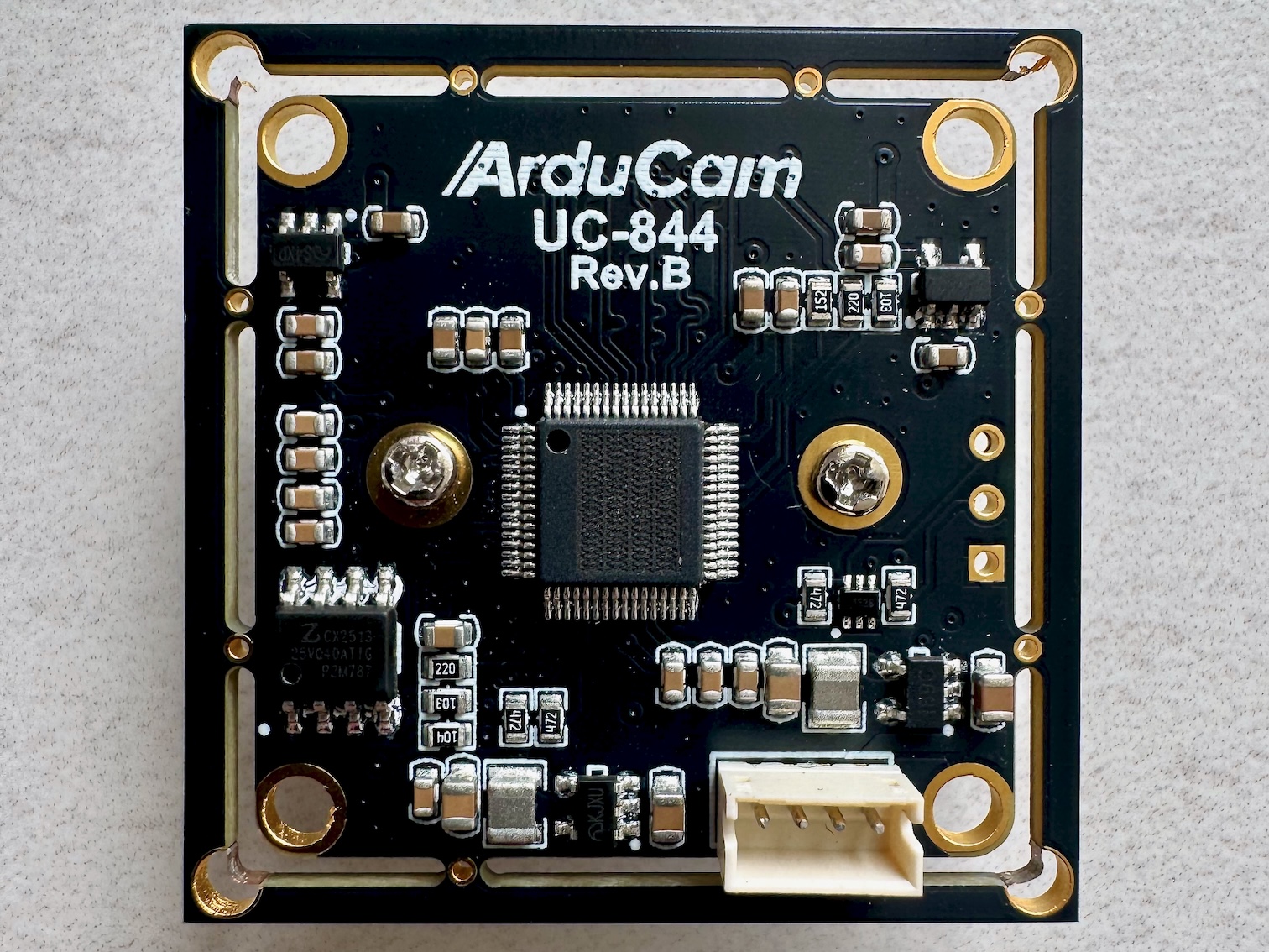 Arducam OV9281 back view showing the USB connector
