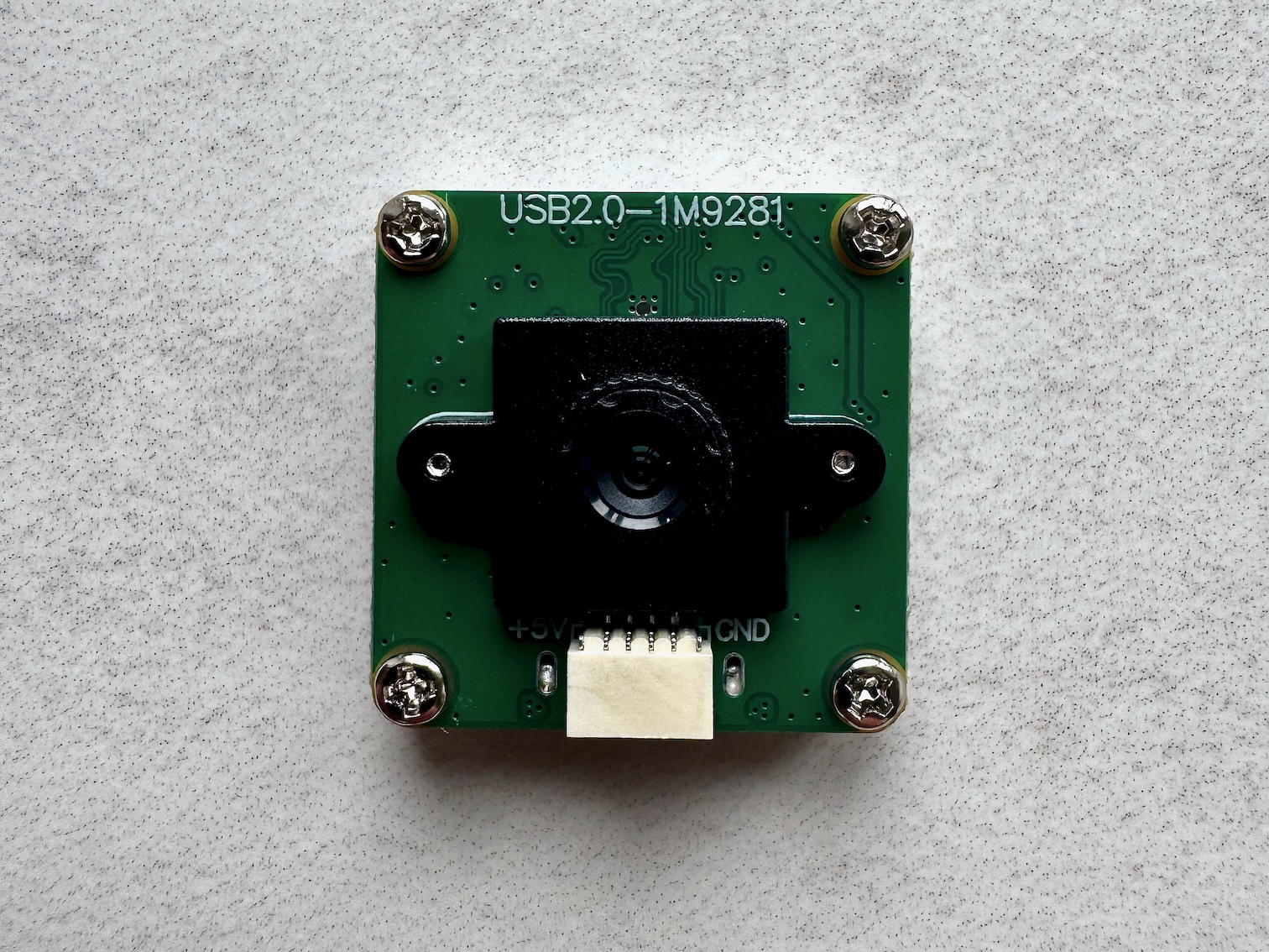 Waveshare OV9281 front view, lens facing camera