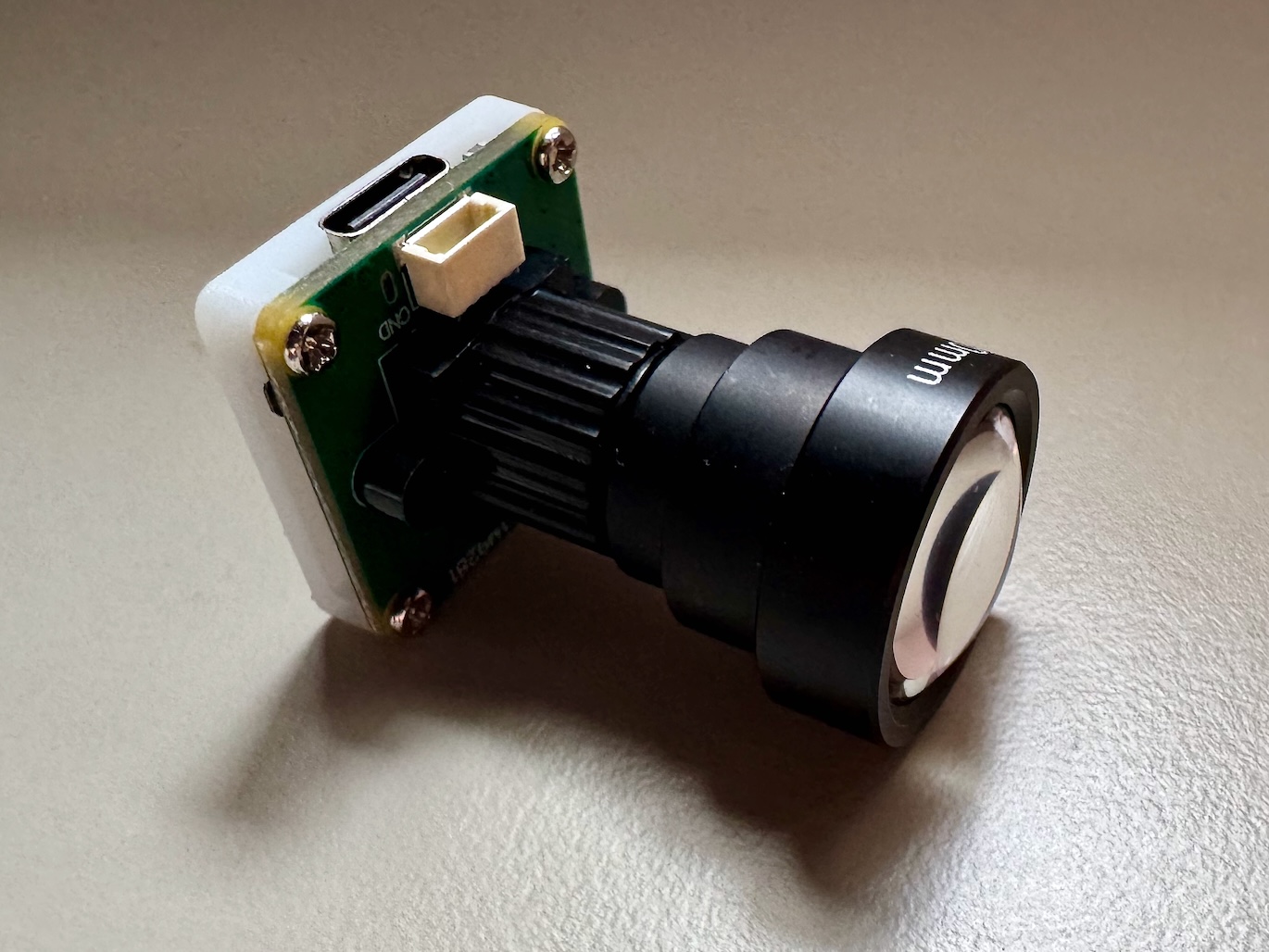 Waveshare OV9281 fitted with a 50 mm M12 lens